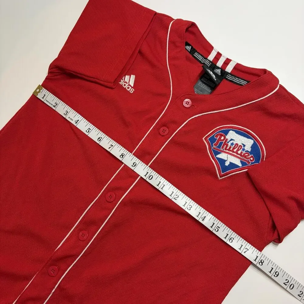 Philadelphia Phillies Jersey Youth M Ryan Howard 6 Adidas